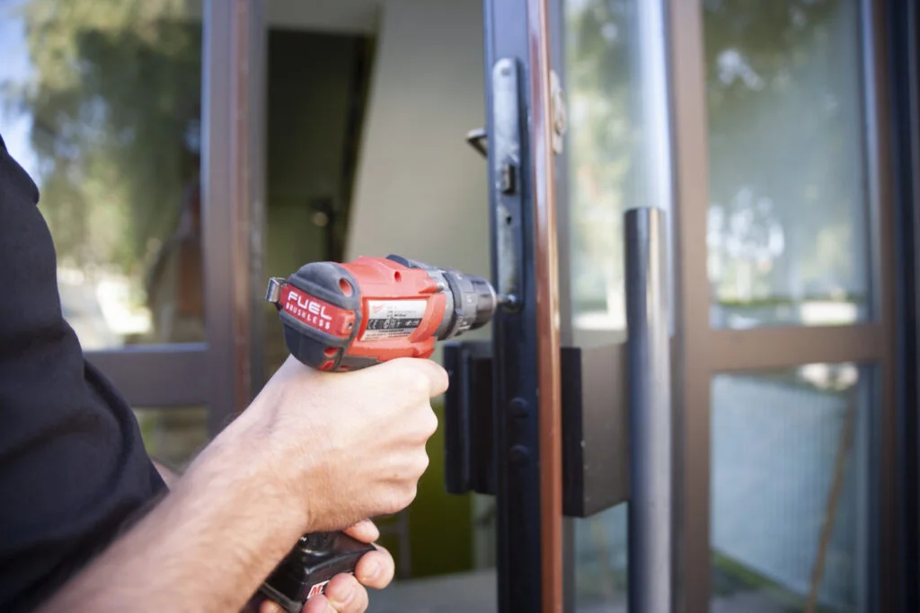 Reparation av entrédörr