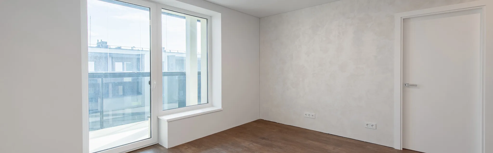 Tom lägenhet som ska genomgå avflyttningsbesiktning